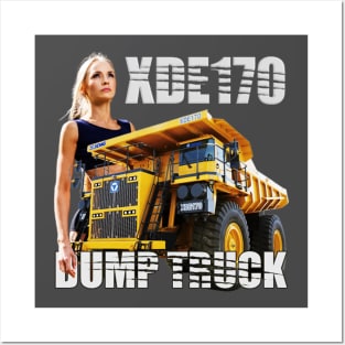 Dump Truck Girl Posters and Art